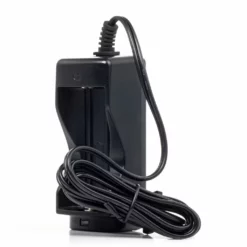 Caricabatterie Arizer 26650 a 1 vano, spina 2 poli, LED nero