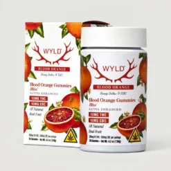 Wyld Hemp THC + CBC Caramelle Gommose Blood Orange 300mg